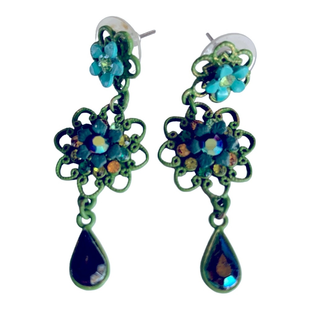 Rhinestone Post Earrings